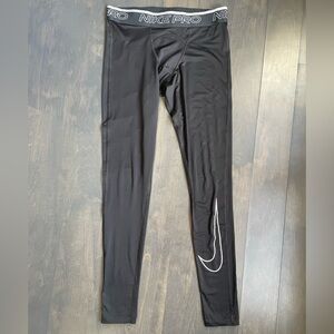 Nike Pro Men’s Black Athletics Tights Size Medium
